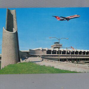 Vintage Postcard - Vancouver International Airport - Natural Color Productions